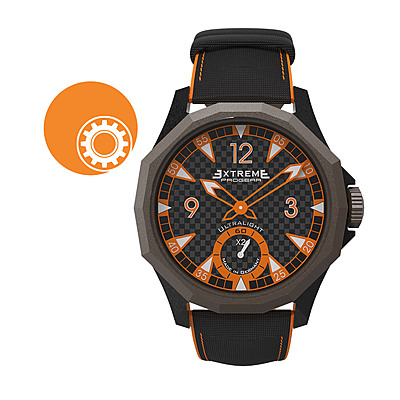 X2-0003 - Black/Orange